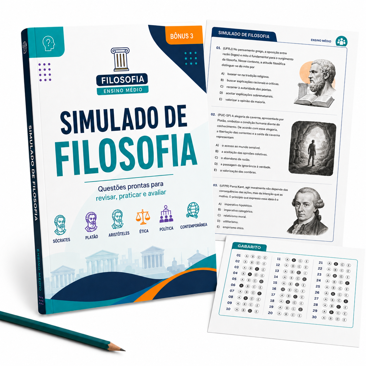 Bônus #4: Cartazes de Sala — Perguntas do Olhar Filosófico